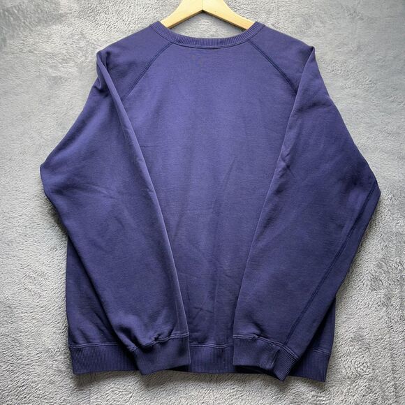 Vintage Polo Ralph Lauren Sweatshirt Mens XL Navy USA Flag Graphic Crewneck 90s - Picture 2 of 10